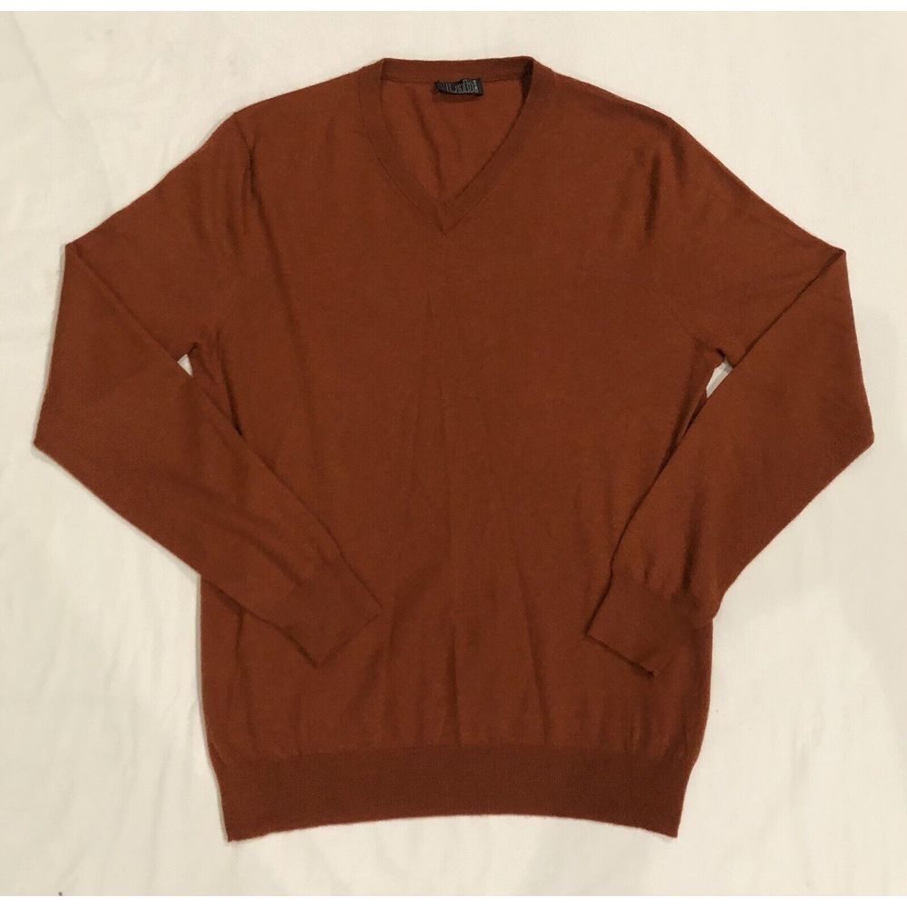 Lab Pal Zileri 100%‎ Cashmere Lightweight Sweater Men's Size 50